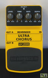 Behringer UC200 Ultra Chorus Yellow Electric Guitar Effects Pedal - image 1