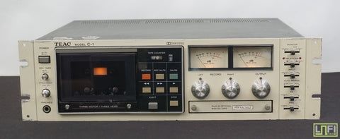 TEAC Model C-1 3-Head 3-Motor Dual Capstan Stereo Cassette Deck - 100V - image 1