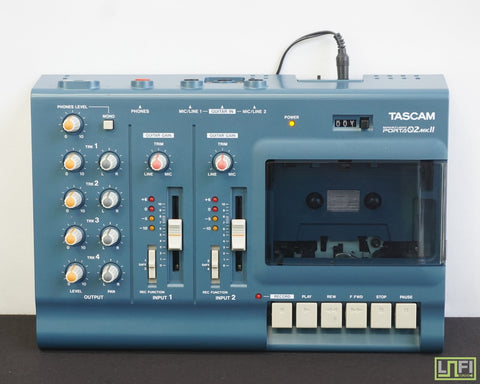 Tascam Porta 02 MKII Blue - 4 Track Analogue Cassette Recorder - Pro Serviced - image 1