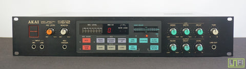 Akai S612 Vintage Rare 80's 12-bit MIDI Lo-Fi 2U Rack Sampler - 100V - image 1