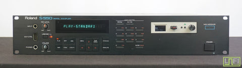Roland S-550 Vintage Digital Sampler 2U Rack Mount  W/ Gotek  - 100V - image 1