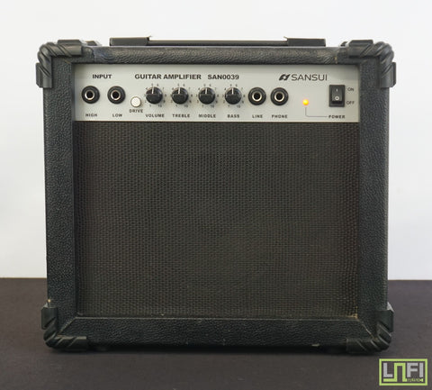 Sansui SAN0039 Compact Guitar Practice Amplifier Clean & Drive Overdrive - image 1