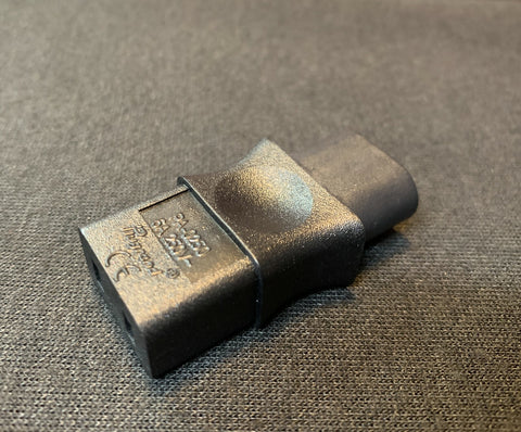 Two Pin IEC to Figure 8 Cable Adaptor C9 to C7 Female to Male  - image 1