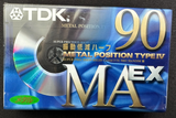 TDK MA-EX 90 Type IV Metal Position Blank Audio Cassette Tape - Sealed! NOS - image 1
