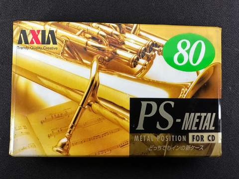 AXIA PS-Metal 80 Type IV Metal Position Blank Audio Cassette Tape - image 1