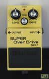 Boss SD-1 Super Overdrive 1991 Yellow Electric Guitar Pedal - MIT - image 1