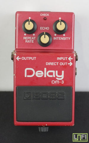 Boss DM-3 Vintage 80's Delay Guitar Effects Pedal - MIJ - Green Label - 1984 - image 1