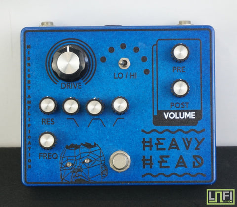 Midnight Amplification Heavy Head Electric Guitar Preamp / Distortion Pedal - image 1