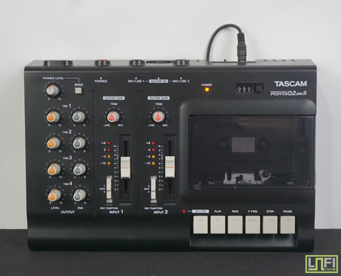 Tascam Porta 02 MKII Black - 4 Track Analogue Cassette Recorder - Pro Serviced - image 1
