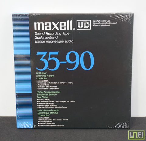 Maxell UD 35-90 Hi-Output Extended Range Tape Reel to Reel - Sealed NOS - image 1