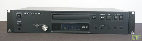 Tascam CD-200 Professional 2U Rackmount CD MP3 WAV Player W/ Pitch Control - image 1