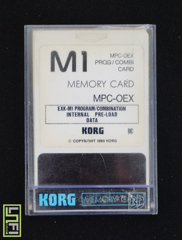 KORG M1 MPC-OEX Program Data / Combi - Factory Sounds / Preload Data Card - image 1