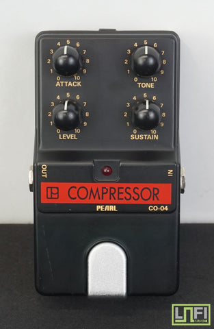 Pearl CO-04 Vintage Analogue Compressor Sustain Guitar Effects Pedal Japan - image 1