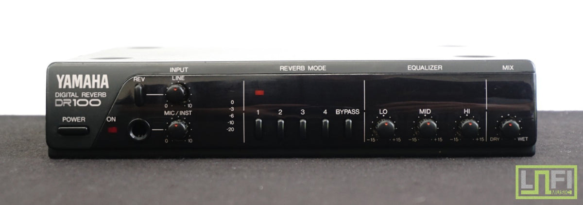 Yamaha DR100 Small 1/2 U - Half Rack Digital Reverb – LOFI Music