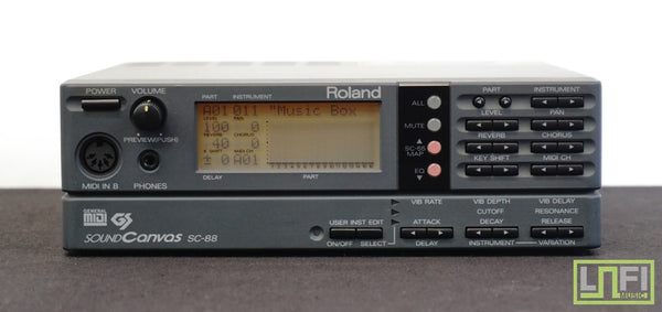 Roland Sound Canvas SC-88 Polyphonic Sound Module w/ Effects