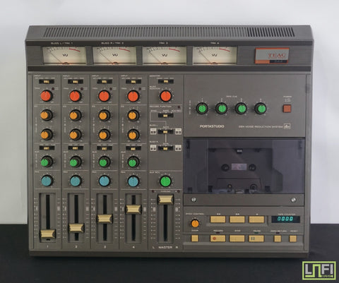 Teac Tascam Portastudio 244 80s 4 Track Multitrack Cassette Tape Recorder - 100V - image 1
