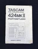 Tascam 424 MKII Owner's Manual - English - Original - image 1