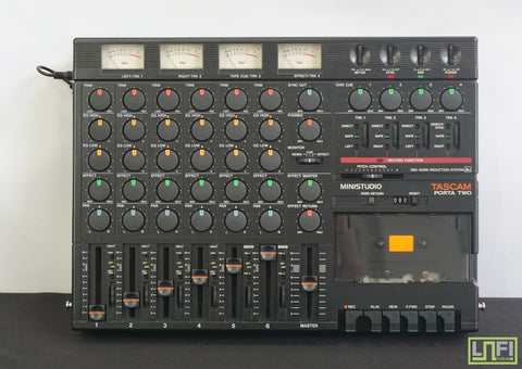 Tascam Porta Two Vintage 4 Track 6 Channel Cassette Tape Multitrack Recorder - image 1