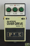 PSK SOD-2 Super Over Drive Vintage Overdrive Guitar Effect Pedal - Made in Korea - image 1
