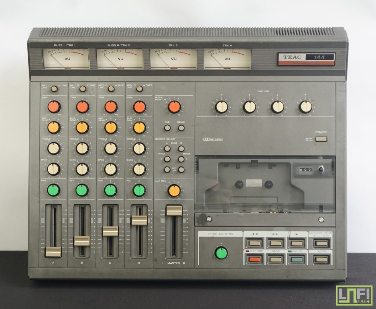 Teac Tascam 144 Vintage 4 Track Multitrack Cassette Tape Recorder 1979 ...
