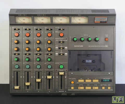 Teac Tascam Portastudio 244 80s 4 Track Multitrack Cassette Tape Recorder - 100V - image 1
