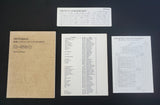 Roland D-550 MIDI Linear Synthesiser Original Owner's Manual W/ Extras - image 2