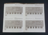 Korg MS-20 Monophonic Synthesiser Original 1985 Settings Examples Book. - image 2