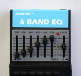 Rocktek 6 Band EQ Graphic Equalizer GER-01 Vintage Guitar Effect Pedal - image 2