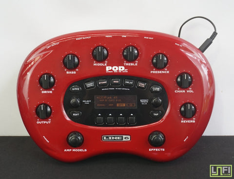 Line 6 Pod XT Ultimate Tone For Guitar - Effects & Amp Model Box / Kidney Bean - image 2
