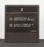 Yamaha DX7 Data Rom Voice Cartridge 2 A: Orchestral B: Synth, Complex & Effects - image 2