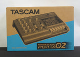 Tascam Porta 02 Blue 4 Track Analogue Cassette Recorder - Just Serviced - image 2