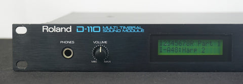 Roland D-110 80's MIDI Multi Timbral Sound Module 1U Rack