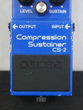 Boss CS-2 Vintage 80's Blue Compression Sustainer Guitar Effects Pedal - MIJ - image 3