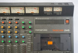 Tascam Portastudio 246 80's 4 Track Multitrack Cassette Tape Recorder - 100V - image 3