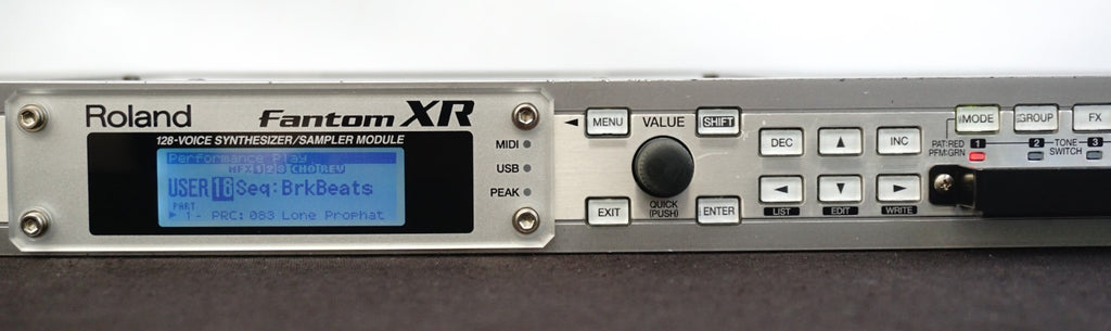 Roland Fantom XR 1U Rack Mount Voice Synthesiser / Sampler Module
