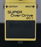 Boss SD-1 Super Overdrive 1991 Yellow Electric Guitar Pedal - MIT - image 3