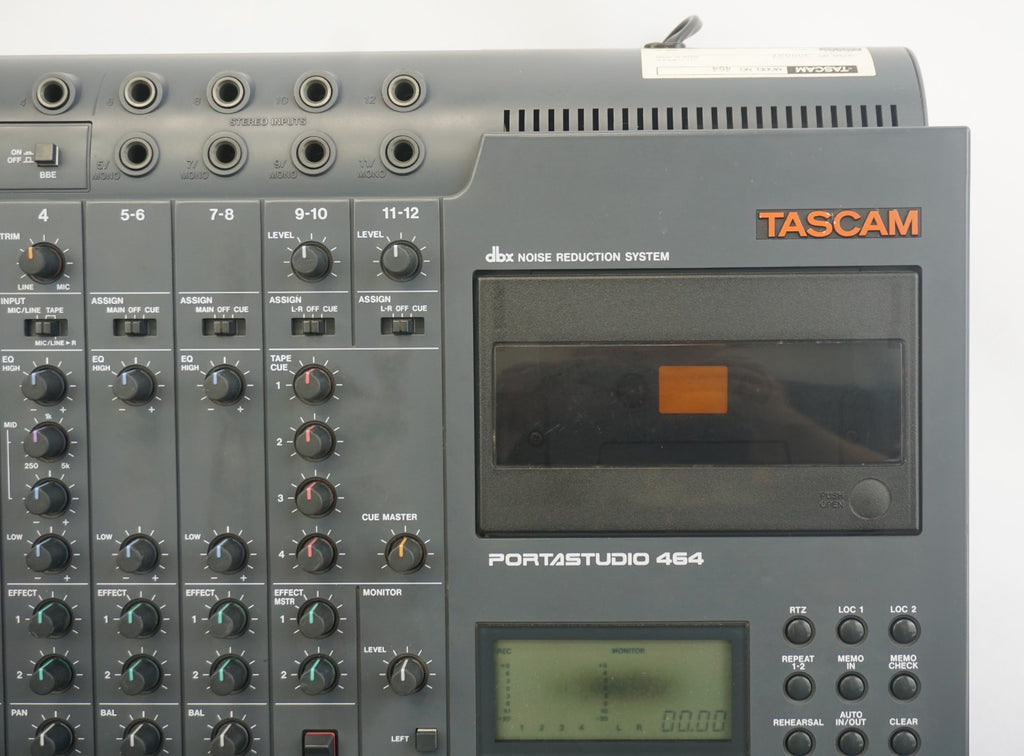 TASCAM PORTASTUDIO 464 マルチトラックレコーダー MTR Tascam Portastudio 464 4 Track Multitrack Cassette Recorder Pro