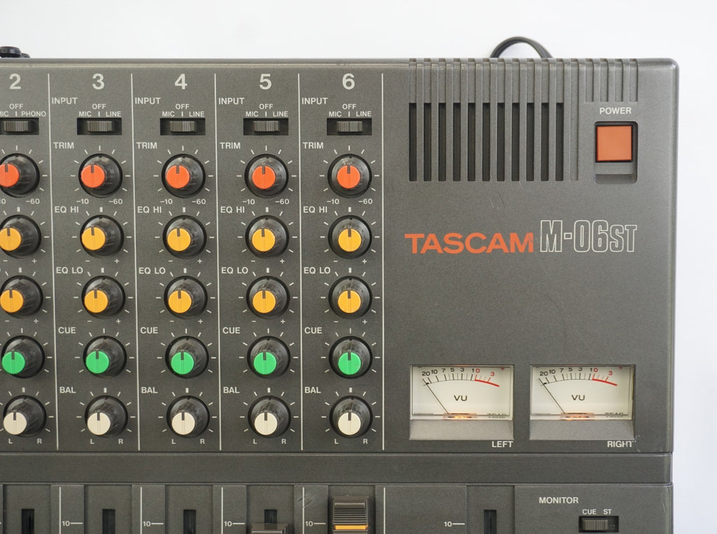 TEAC TASCAM M-06ST アナログミキサー Tascam M-06 ST 6 Channel Vintage Analogue Mixer - 100V – LOFI Music