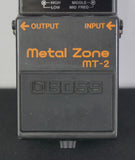 Boss MT-2 Metal Zone Black Distortion Electric Guitar Effects Pedal - 1998 - MIT - image 3
