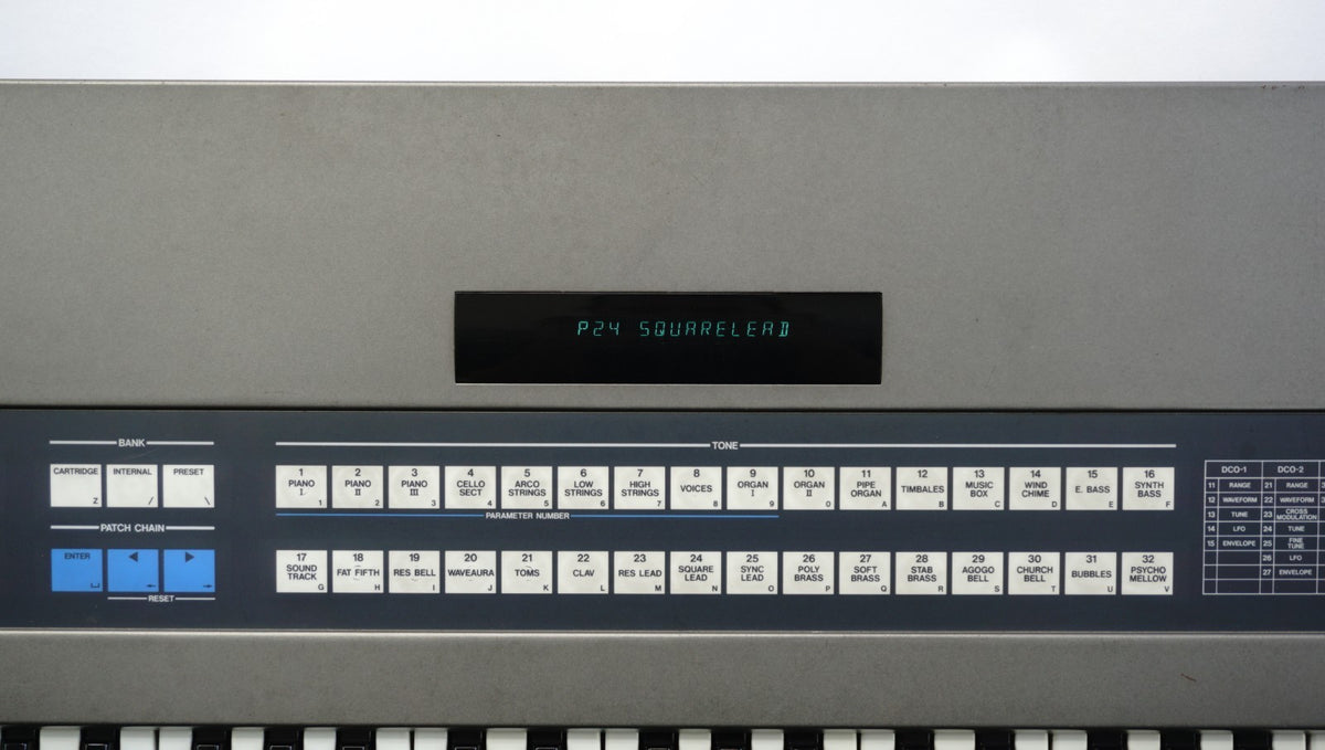 Roland JX-8P 80's Vintage Polyphonic Analogue Synthesiser - 100V
