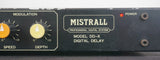 Mistrall DD-X Digital Delay Rare 80s Vintage Rack Effects Unit MIJ - 100V - image 4