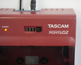 Tascam Porta 02 Red & Blue - 4 Track Analogue Cassette Recorder - Just Serviced - image 4