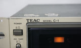 TEAC Model C-1 3-Head 3-Motor Dual Capstan Stereo Cassette Deck - 100V - image 4