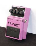 Boss BF-2 Flanger - 1981 Vintage Purple Guitar Effects Pedal Black Label - MIJ - image 4