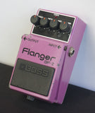 Boss BF-2 Flanger - 1983 Vintage Purple Guitar Effects Pedal - MIJ - image 4