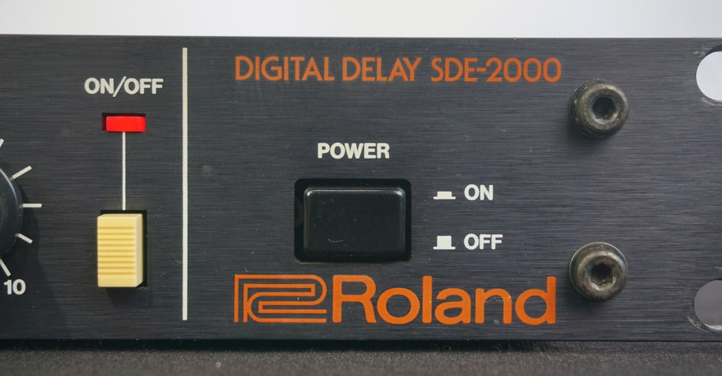 Roland SDE-2000 Vintage 80's Digital Delay 1U Rack Mount FX - 100V