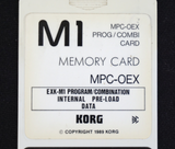 KORG M1 MPC-OEX Program Data / Combi - Factory Sounds / Preload Data Card - image 5