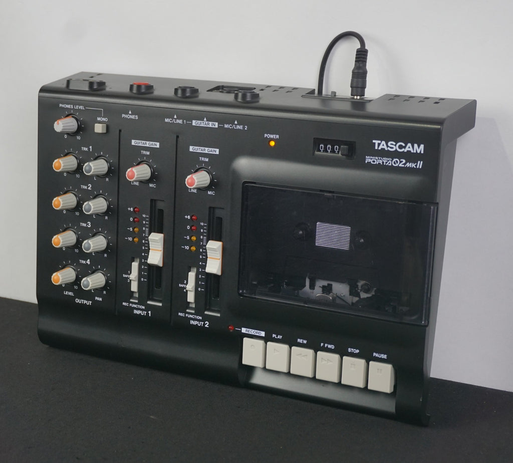 Tascam Porta 02 MKII Black - 4 Track Analogue Cassette Recorder