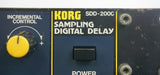 Korg SDD-2000 Sampling Digital Delay Vintage 1U Rack Effects MIDI - 100V - image 5
