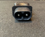 Two Pin IEC to Figure 8 Cable Adaptor C9 to C7 Female to Male  - image 6